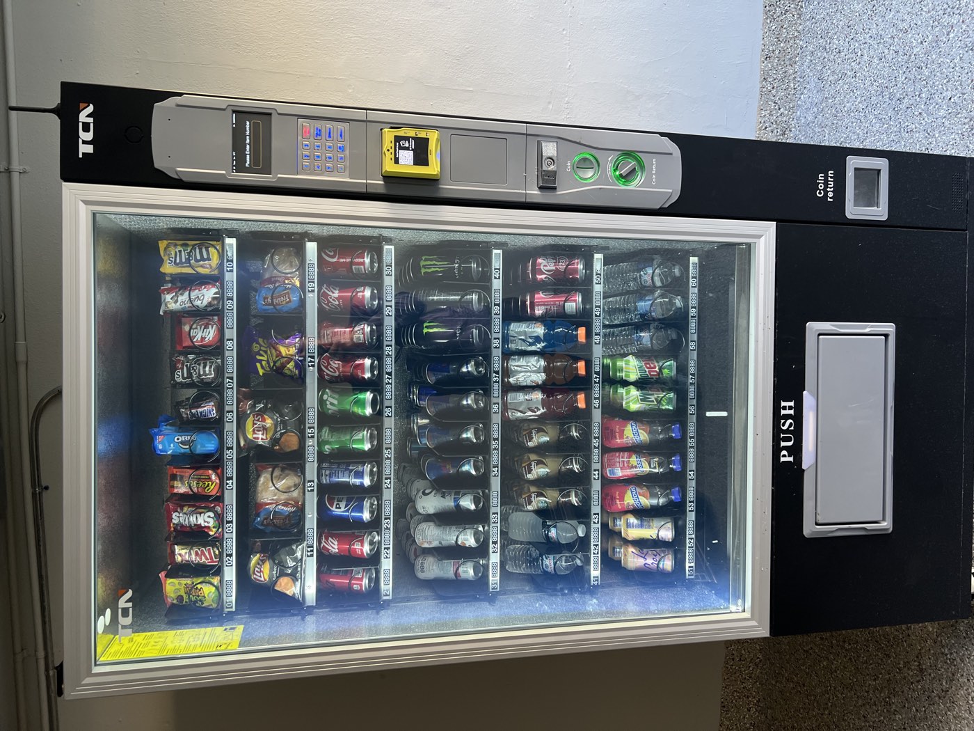 YMP machine installed at a residential building