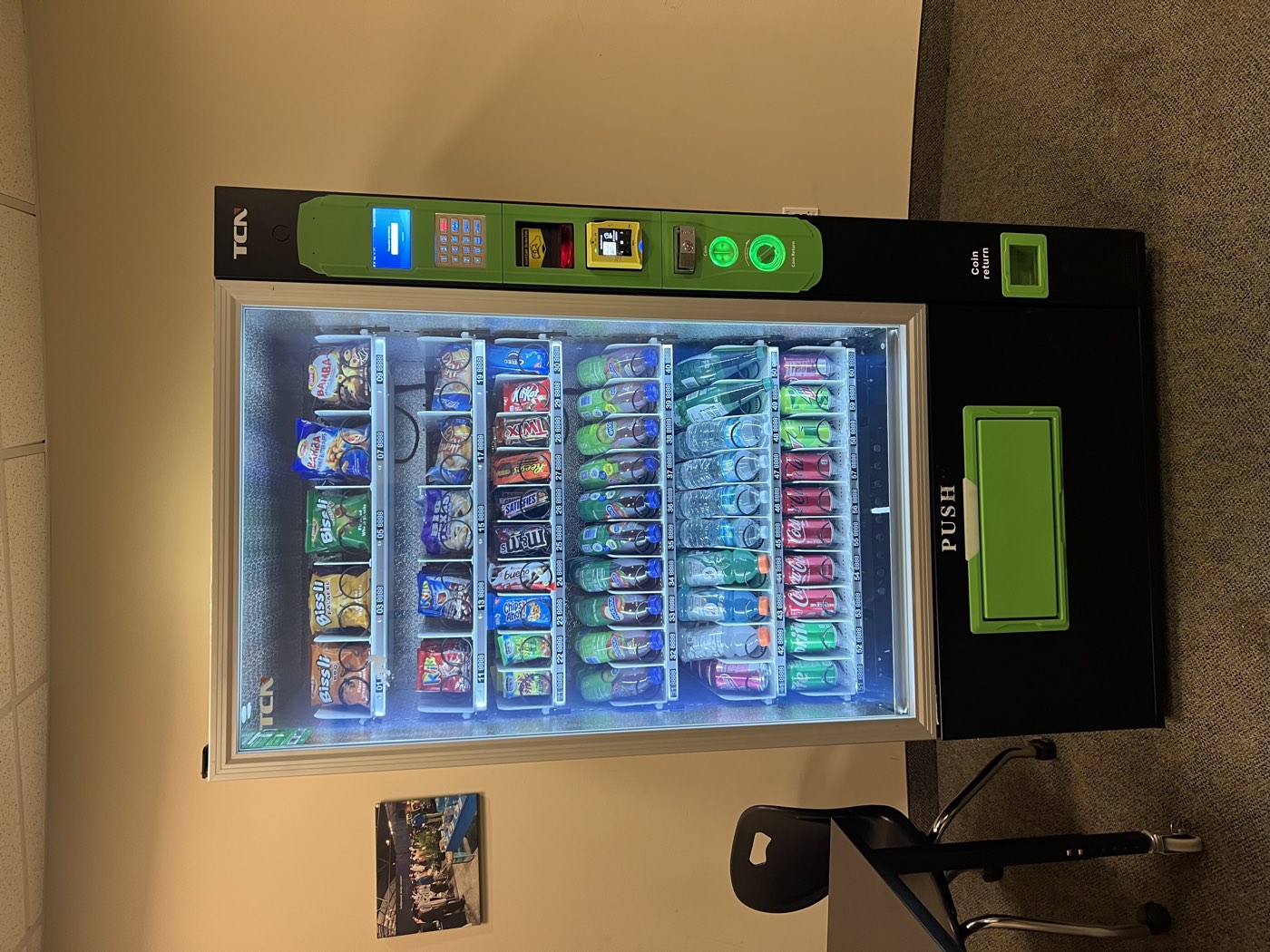 YMP combo machine installed in an office breakroom