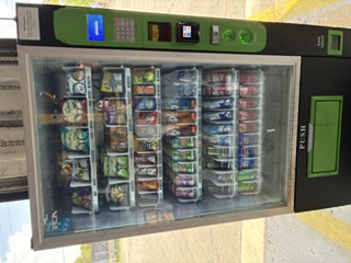 YMP snack machine installed on location