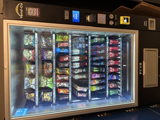 Two YMP machines in a staff breakroom